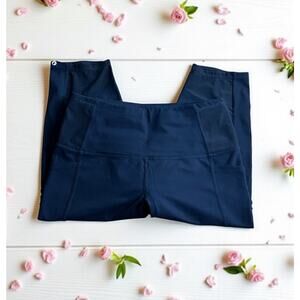 Oiselle Pocket Jogger Knickers Sz 4 Running Athletic Leggings High-Rise Pockets